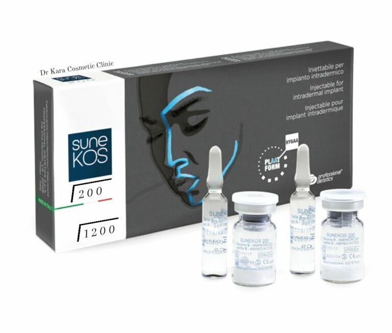 Treatments 11 Sunekos 200 and 1200 box with vials and ampoules