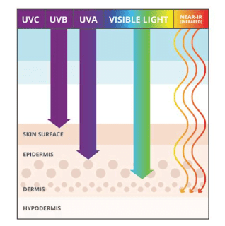 uvc skin image
